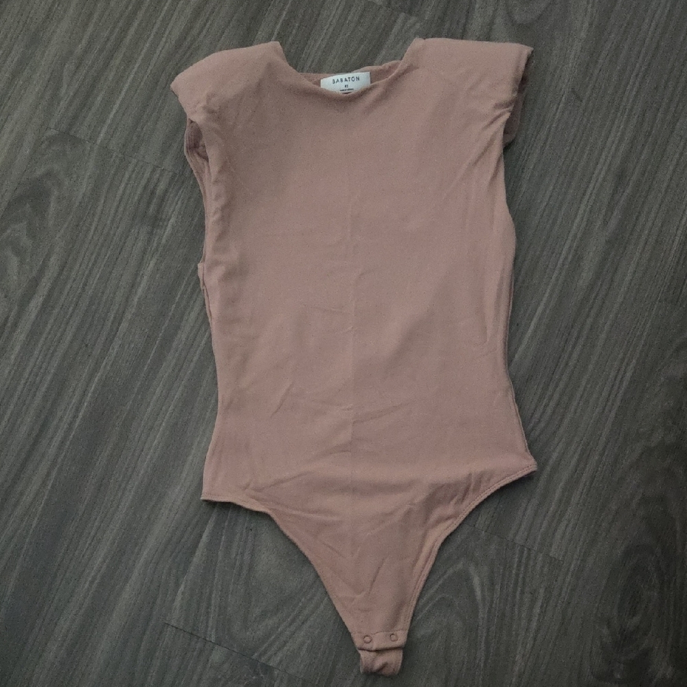 Babaton Pink Bodysuit One Piece Classic Design